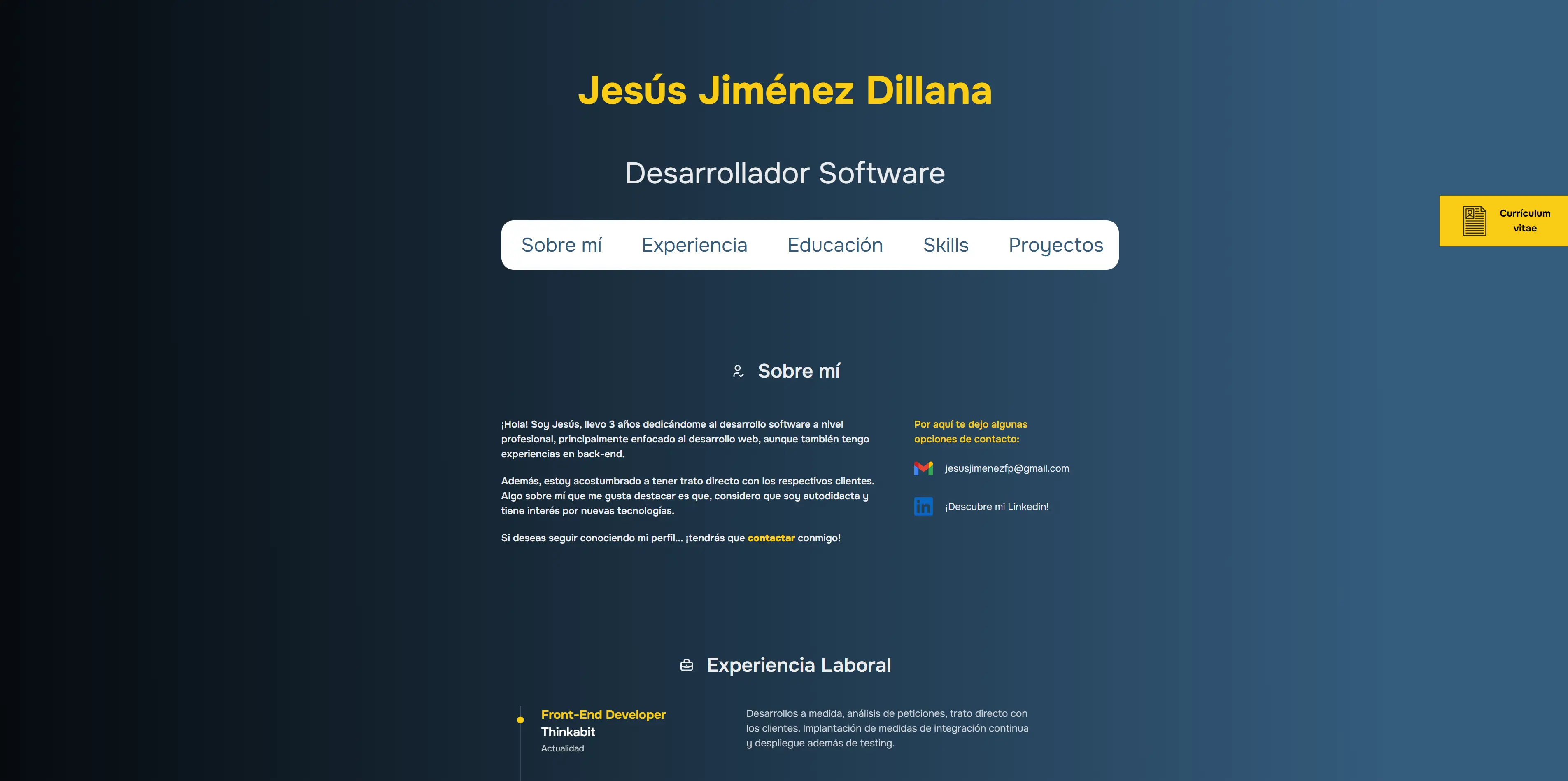 Portfolio JJD | Jesús Jiménez Dillana